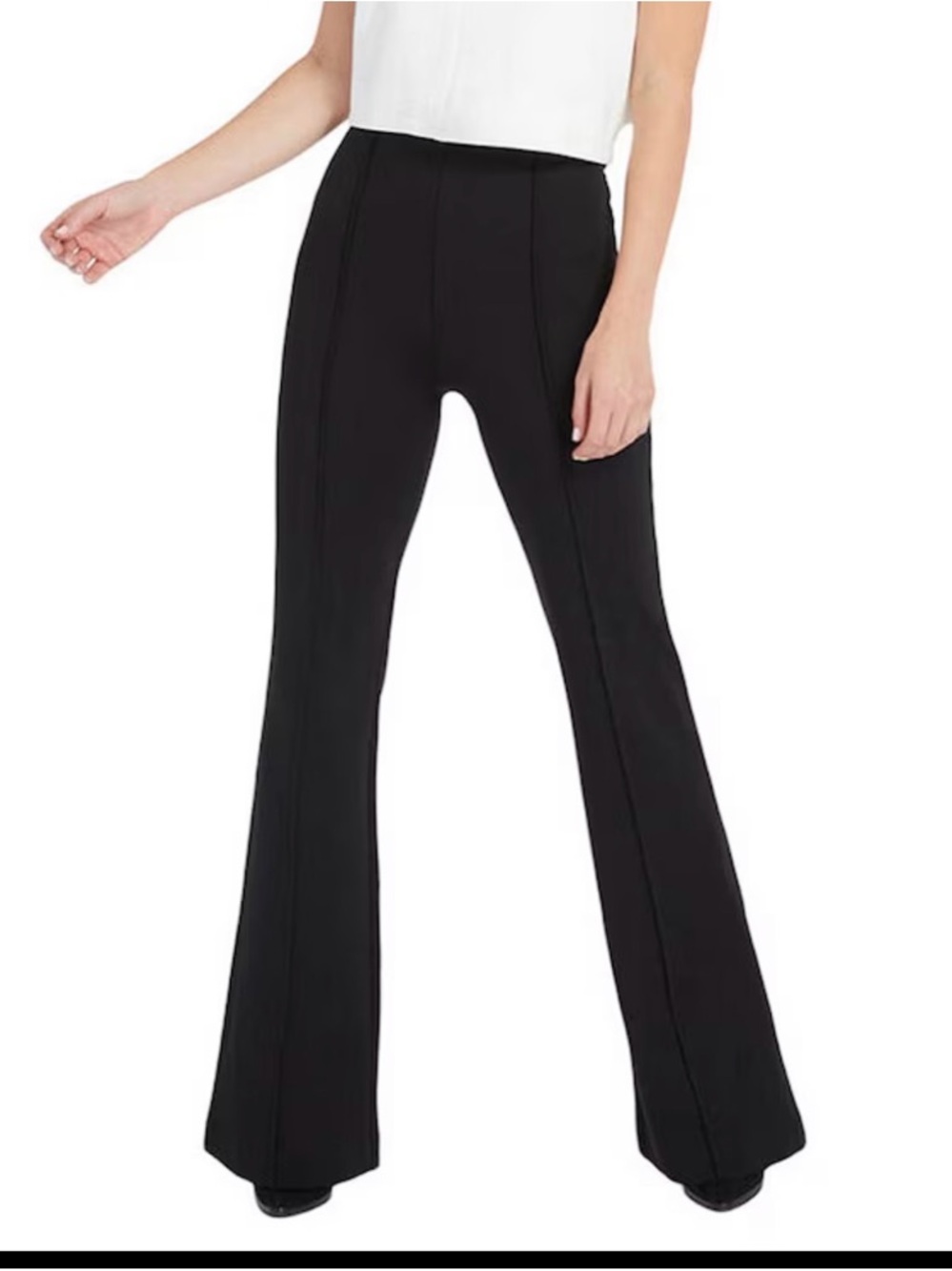 SPANX 
20252R
hi-rise flare in ponte
classic black
L
$148.00